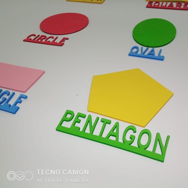 Educational Shapes (Montessori Rubber Foam) - Image 2