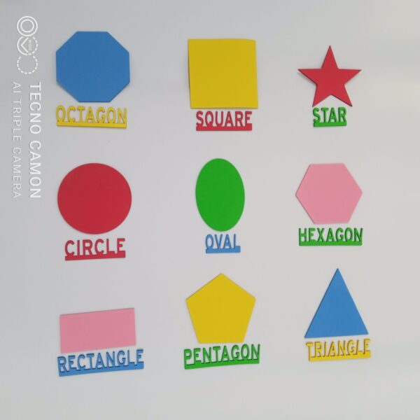 Educational Shapes (Montessori Rubber Foam)