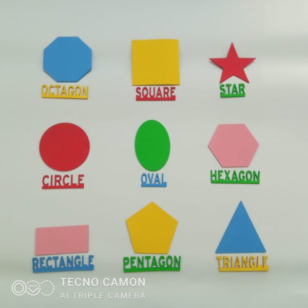 Educational Shapes (Montessori Rubber Foam) - Image 3