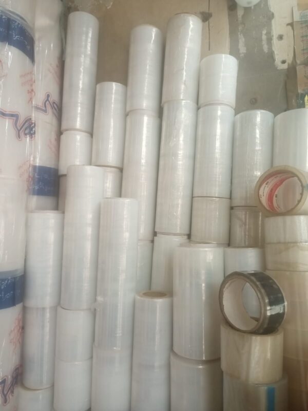 Plastic Roll white (12Inches Length)- 6 Pcs