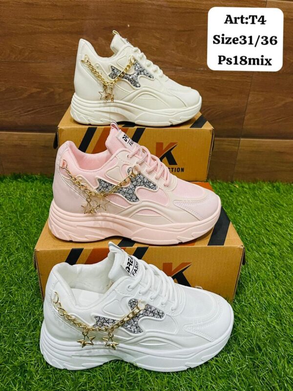 Ladies shoes with chain imported quality (Sizes 31-36)