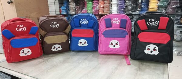 School Children Bags cats-10 Pcs (Whole sale Price)