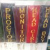 Premium Embroidered School Sash-10 Pcs (Proctor)-3x60 Inches, High-Quality Design for Students