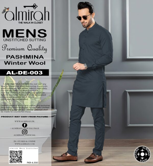 Luxury Men Suiting Premium Quality WOOL (Almirah)