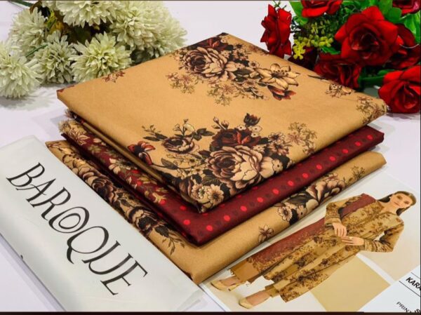 KARANDI Digital 3 PCs Printed Brand Baroque - Image 2