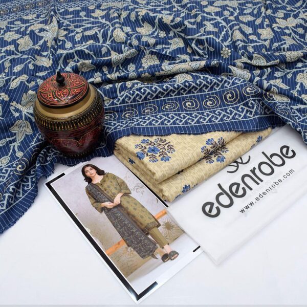 Linen  printed collection 3PCs Edenrobe brand