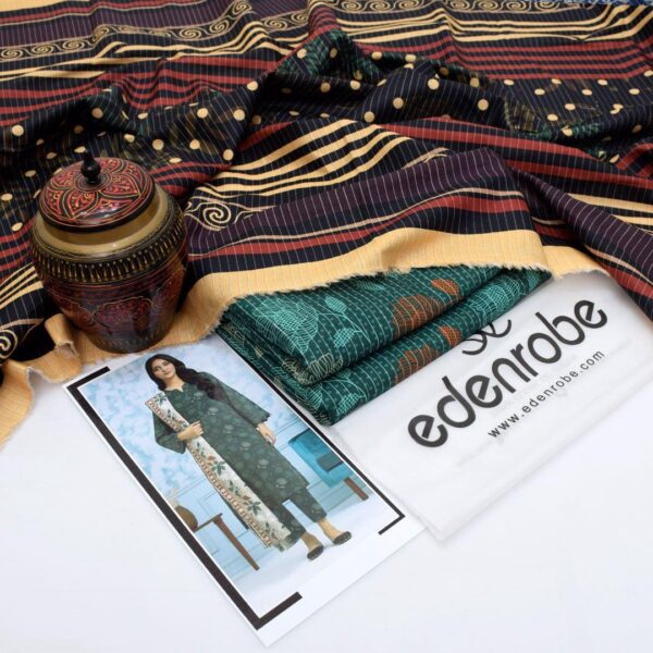 Linen  printed collection 3PCs Edenrobe brand - Image 10