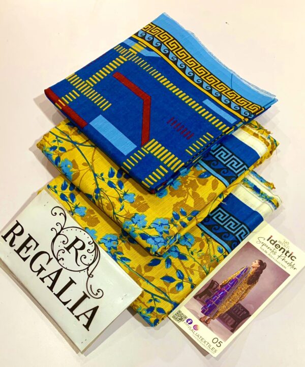 REGALIA 100% Original Khaddar Printed 3-Pieces Collection