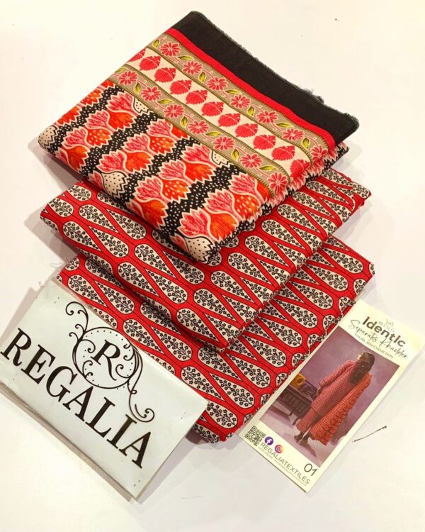 REGALIA 100% Original Khaddar Printed 3-Pieces Collection