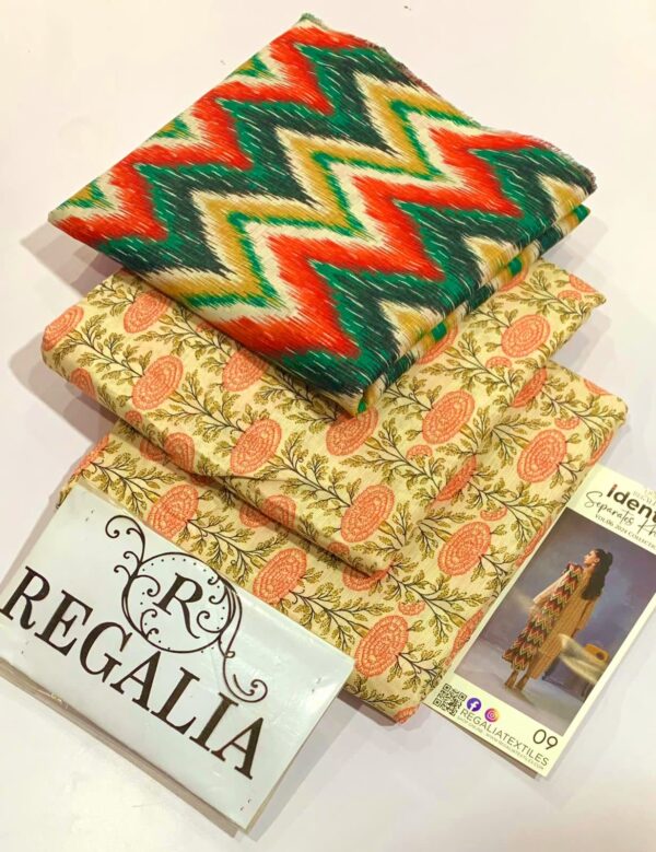 REGALIA 100% Original Khaddar Printed 3-Pieces Collection