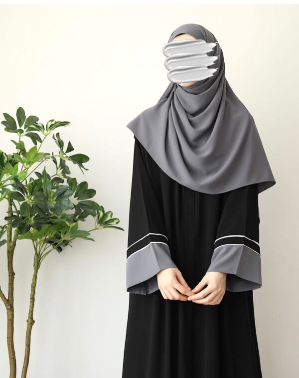 Mystical Abaya With Stoller Fabric Georgett - Image 2