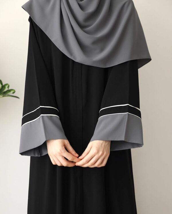 Mystical Abaya With Stoller Fabric Georgett - Image 4