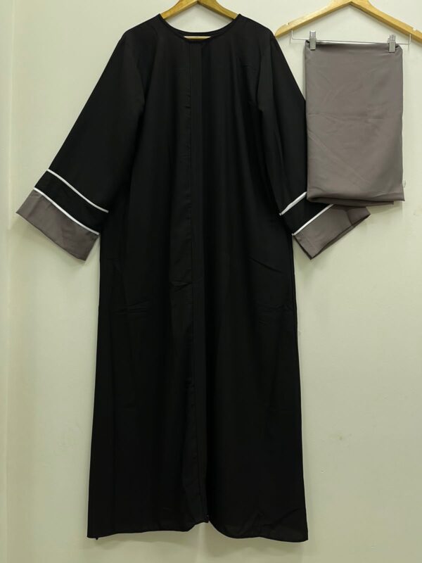 Mystical Abaya With Stoller Fabric Georgett - Image 6