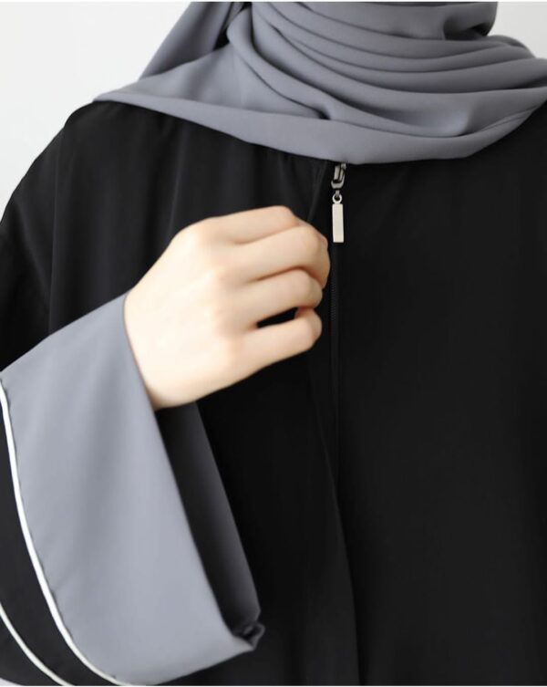 Mystical Abaya With Stoller Fabric Georgett - Image 5