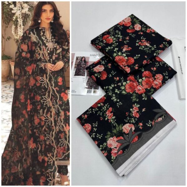 KARANDI Winter Collection-Brand Baroque– Digital Printed Ensemble