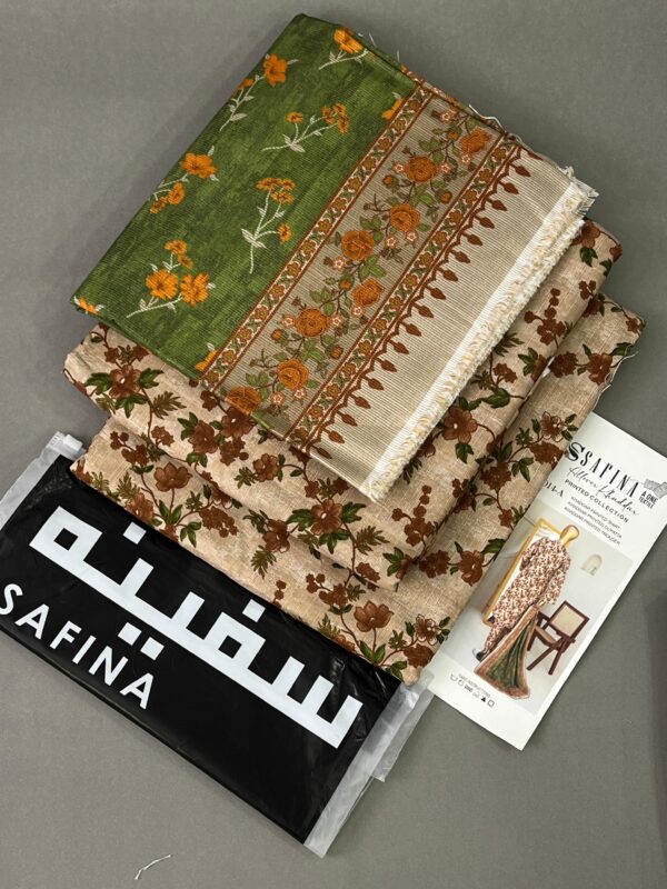 SAFINA Original Khaddar Printed 3PCs Collection