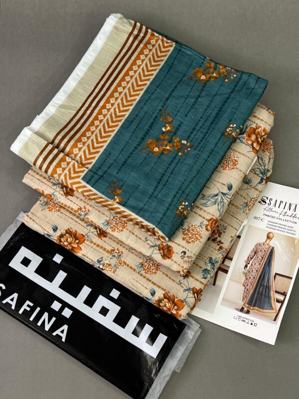 SAFINA Original Khaddar Printed 3PCs Collection